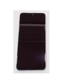 Pantalla lcd para Huawei Nova 12i mas tactil negro con marco verde calidad premium
