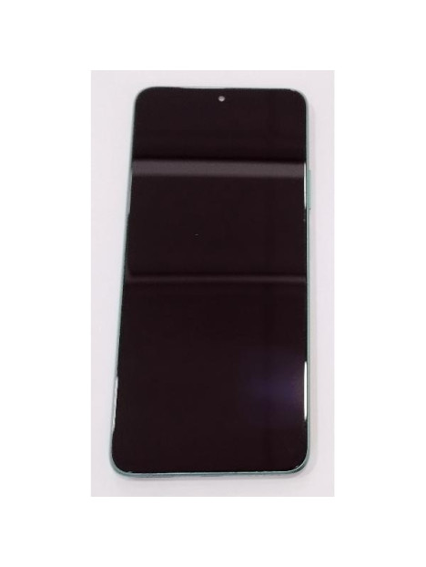 Pantalla lcd para Huawei Nova 12i mas tactil negro con marco verde calidad premium