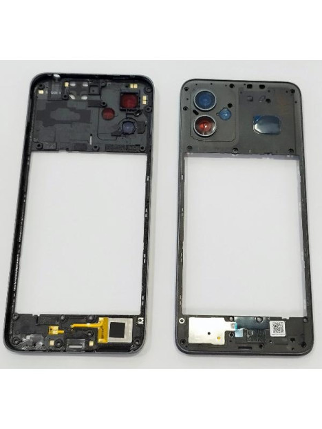 Carcasa o marco central gris para Motorola Moto G04