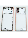 Carcasa o marco central naranja para Motorola Moto G04