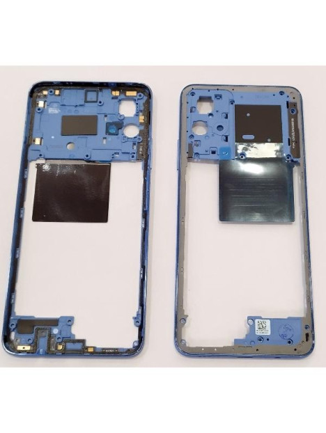 Carcasa o marco central azul para Xiaomi Redmi Note 11T 5G