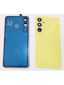 Tapa trasera o tapa bateria amarilla para Samsung Galaxy A55 A556 mas lente de camara