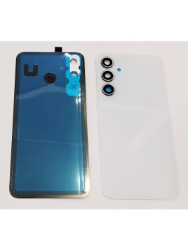 Tapa trasera o tapa bateria blanca para Samsung Galaxy A35 con lente de camara