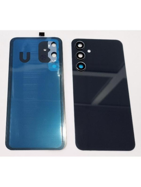 Tapa trasera o tapa bateria negra para Samsung Galaxy A35 con lente de camara