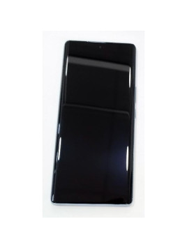 Pantalla lcd para Blackview A200 Pro mas tactil negro con marco azul calidad premium