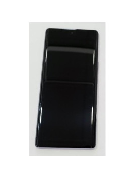 Pantalla lcd para Blackview A200 Pro mas tactil negro con marco morado calidad premium