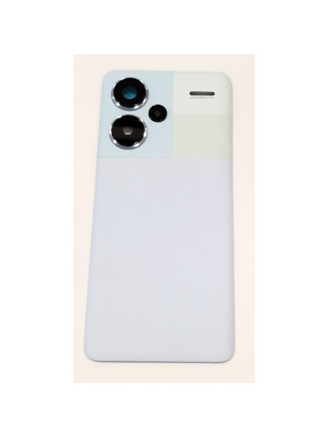 Tapa trasera o tapa bateria morada para Xiaomi Redmi Note 13 Pro Plus 5G con lente de camara