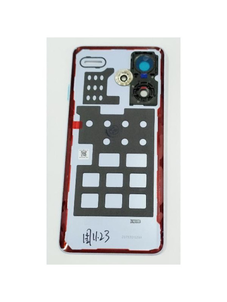 Tapa trasera o tapa bateria morada para Xiaomi Redmi Note 13 Pro Plus 5G con lente de camara