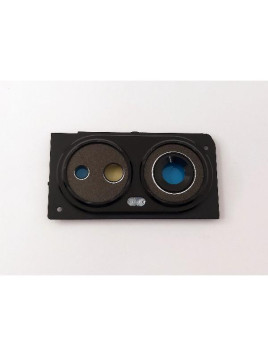 Lente de camara con marco negro para Blackview A200 Pro calidad premium