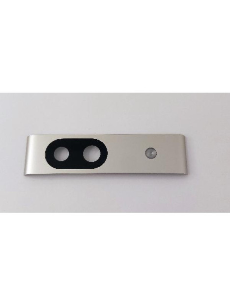 Lente de camara para Google Pixel 8A 5G con marco plata calidad premium