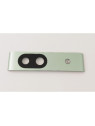 Lente de camara para Google Pixel 8A 5G con marco verde calidad premium