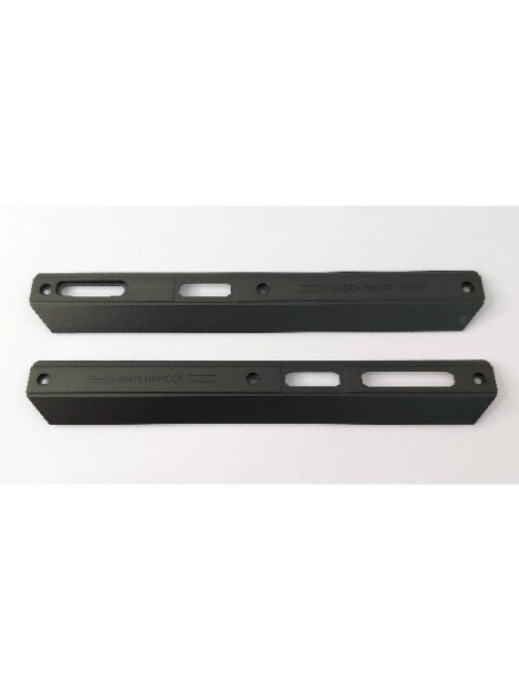 Set 2 embellecedores grises para Blackview BV9300 Pro calidad premium