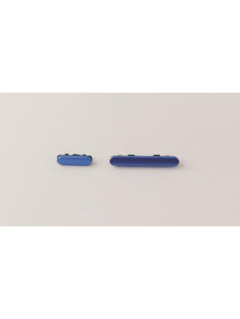 Botones laterales azules para Google Pixel 8A 5G calidad premium