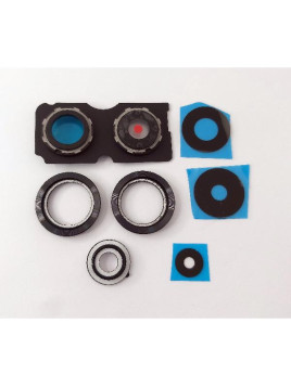 Lente de camara para Xiaomi Redmi Note 13 Pro Plus 5G con marco negro calidad premium