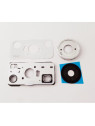 Lente de camara para Huawei P60 Pro con marco blanco calidad premium
