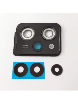 Lente de camara para Xiaomi Poco X5 Pro 5G con marco negro calidad premium