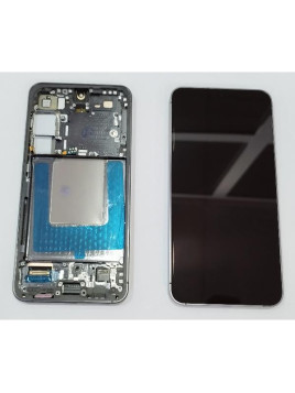 Pantalla lcd para Samsung Galaxy S24 S921 mas tactil negro con marco negro calidad premium