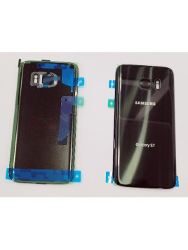 Tapa trasera o tapa bateria negra para Samsung Galaxy S7 SM-930F GH82-11384A Service Pack