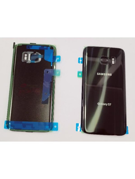 Tapa trasera o tapa bateria negra para Samsung Galaxy S7 SM-930F GH82-11384A Service Pack