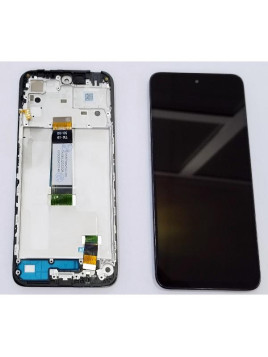 Pantalla lcd para Xiaomi Redmi 12 Xiaomi Redmi 12 5G Xiaomi Poco M6 Pro 5G mas tactil negro con marco negro compati