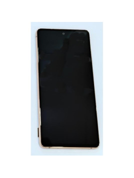 Pantalla lcd para Samsung Galaxy S20 FE 5G G781F S20 FE 4G G780F mas tactil negro con marco naranja calidad premium