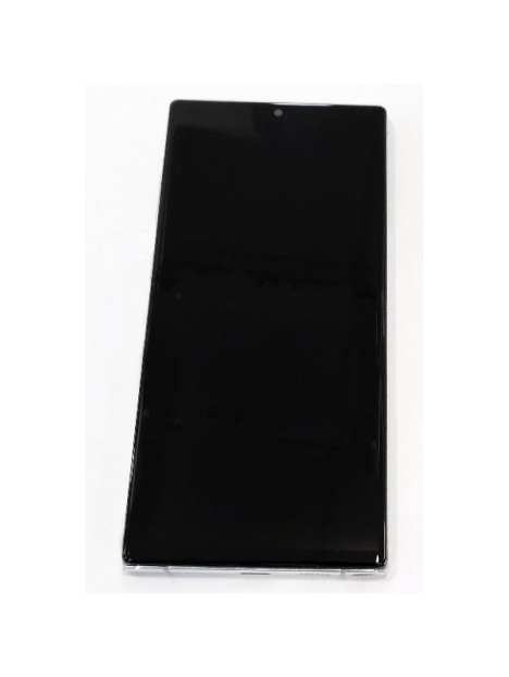 Pantalla lcd para Samsung Galaxy Note 10 Plus N975 mas tactil negro con marco gris Incell