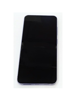 Pantalla lcd para Samsung Galaxy S24 S921 mas tactil negro con marco azul calidad premium