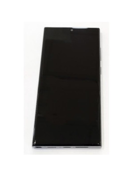 Pantalla TFT para Samsung Galaxy S23 Ultra S918B mas tactil negro con marco verde compatible