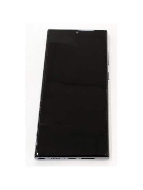 Pantalla TFT para Samsung Galaxy S23 Ultra S918B mas tactil negro con marco verde compatible