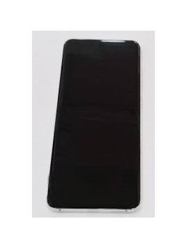 Pantalla lcd para Samsung Galaxy S20 G980F mas tactil negro con marco blanco calidad premium