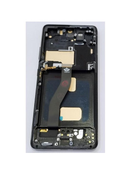 Pantalla lcd para Samsung Galaxy S21 Ultra 5G mas tactil negro con marco negro calidad TFT