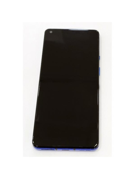 Pantalla lcd para Oneplus 8 Pro mas tactil negro con marco azul compatible