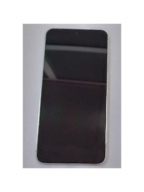 Pantalla lcd para Samsung Galaxy S24 S921 mas tactil negro con marco verde calidad premium