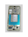 Pantalla lcd para Samsung Galaxy S24 S921 mas tactil negro con marco verde calidad premium
