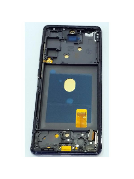 Pantalla lcd Oled para Samsung Galaxy S20 FE 5G G781F S20 FE 4G G780F mas tactil negro con marco negro calidad prem