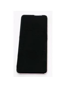Pantalla lcd para Samsung Galaxy S20 G980F mas tactil negro con marco morado calidad premium