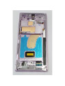 Pantalla lcd para Samsung Galaxy S23 Ultra S918B mas tactil negro con marco morado calidad premium