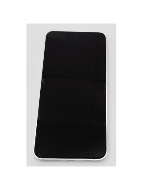 Pantalla lcd para Samsung Galaxy S24 S921 mas tactil negro con marco gris calidad premium
