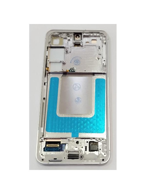 Pantalla lcd para Samsung Galaxy S24 S921 mas tactil negro con marco gris calidad premium