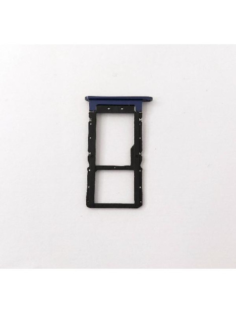 Soporte o bandeja sim azul oscuro para Umidigi G3 Max calidad premium