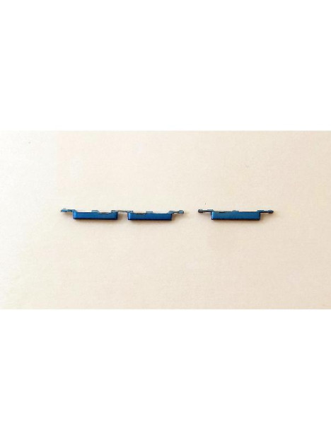 Botones laterales azules para Oppo A53 2020 calidad premuim