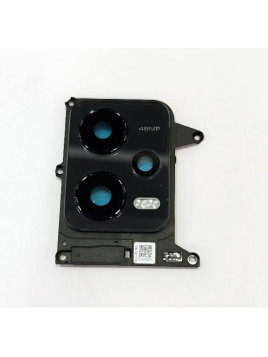 Cristal de camara para Poco X5 5G con marco negro calidad premium