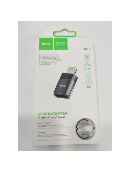 Adaptador HOCO UA17 iPhone Lightning Macho a Tipo C hembra USB 2.0