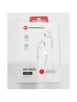 Forcell auriculares estéreo para Apple iPhone Lightning 8-pin