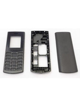 Tapa trasera o tapa bateria con carcasa negra para Nokia 105 2023 version 4G