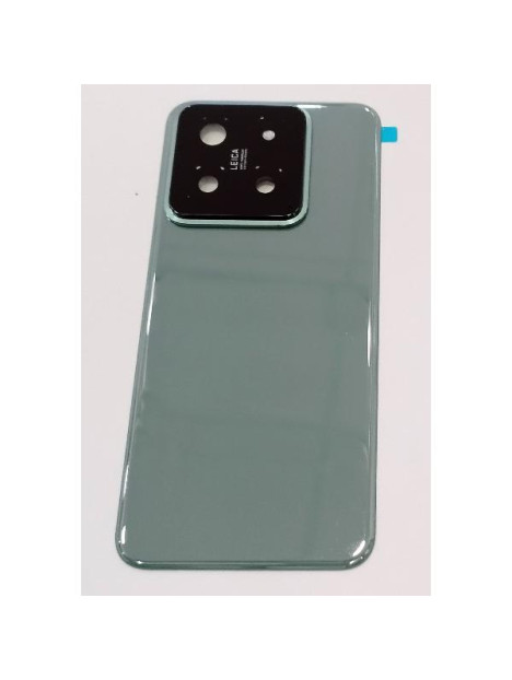 Tapa trasera o tapa bateria verde para Xiaomi 14 mas lente de camara