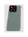 Tapa trasera o tapa bateria verde para Xiaomi 14 mas lente de camara