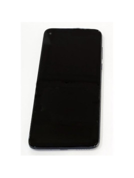 Pantalla lcd para Motorola Moto G8 Power mas tactil negro con marco azul 5D68C16143 Service Pack