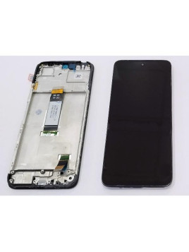 Pantalla lcd para Redmi 13 mas tactil negro con marco negro calidad premium