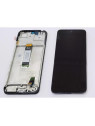 Pantalla lcd para Redmi 13 mas tactil negro con marco negro calidad premium